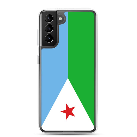 Coque Téléphone Drapeau de Djibouti - Pixelforma