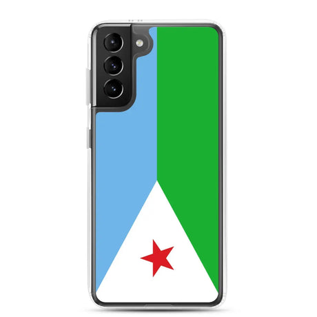Coque téléphone drapeau de djibouti - pixelforma