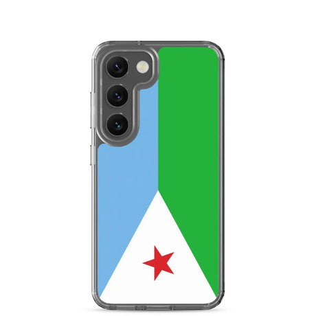 Coque téléphone drapeau de djibouti - pixelforma