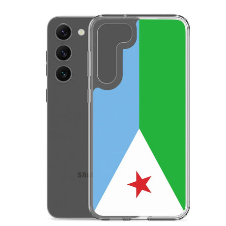 Coque téléphone drapeau de djibouti - pixelforma
