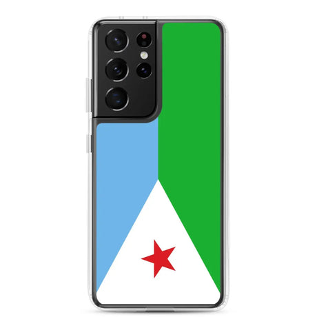 Coque téléphone drapeau de djibouti - pixelforma
