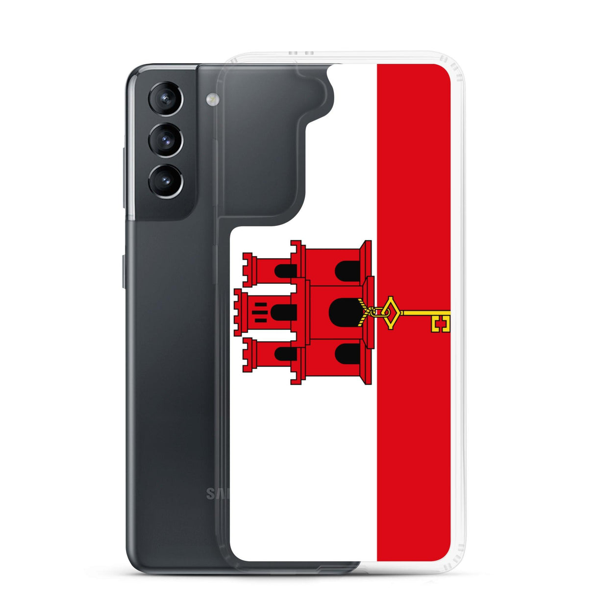 Coque Téléphone Drapeau de Gibraltar - Pixelforma