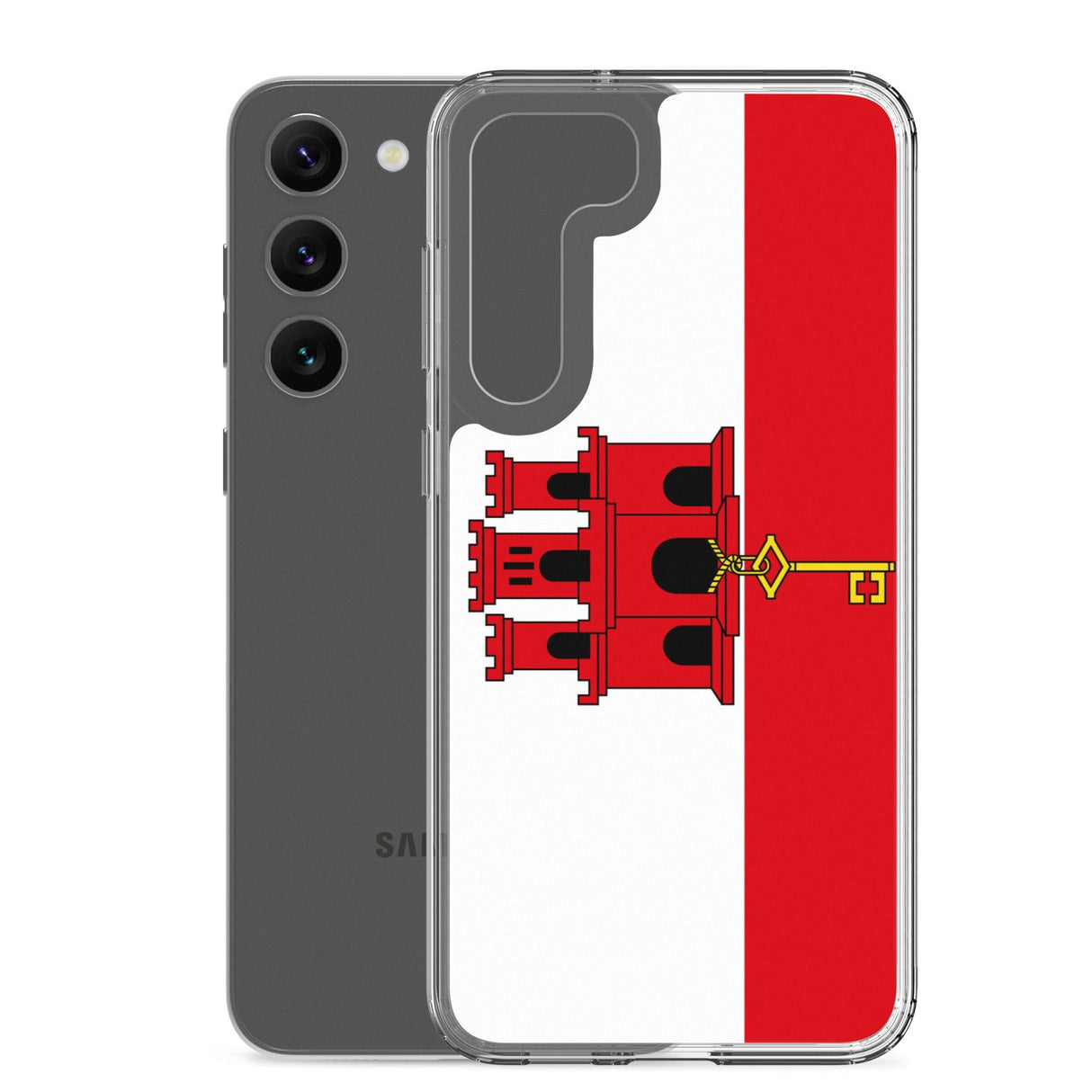 Coque Téléphone Drapeau de Gibraltar - Pixelforma