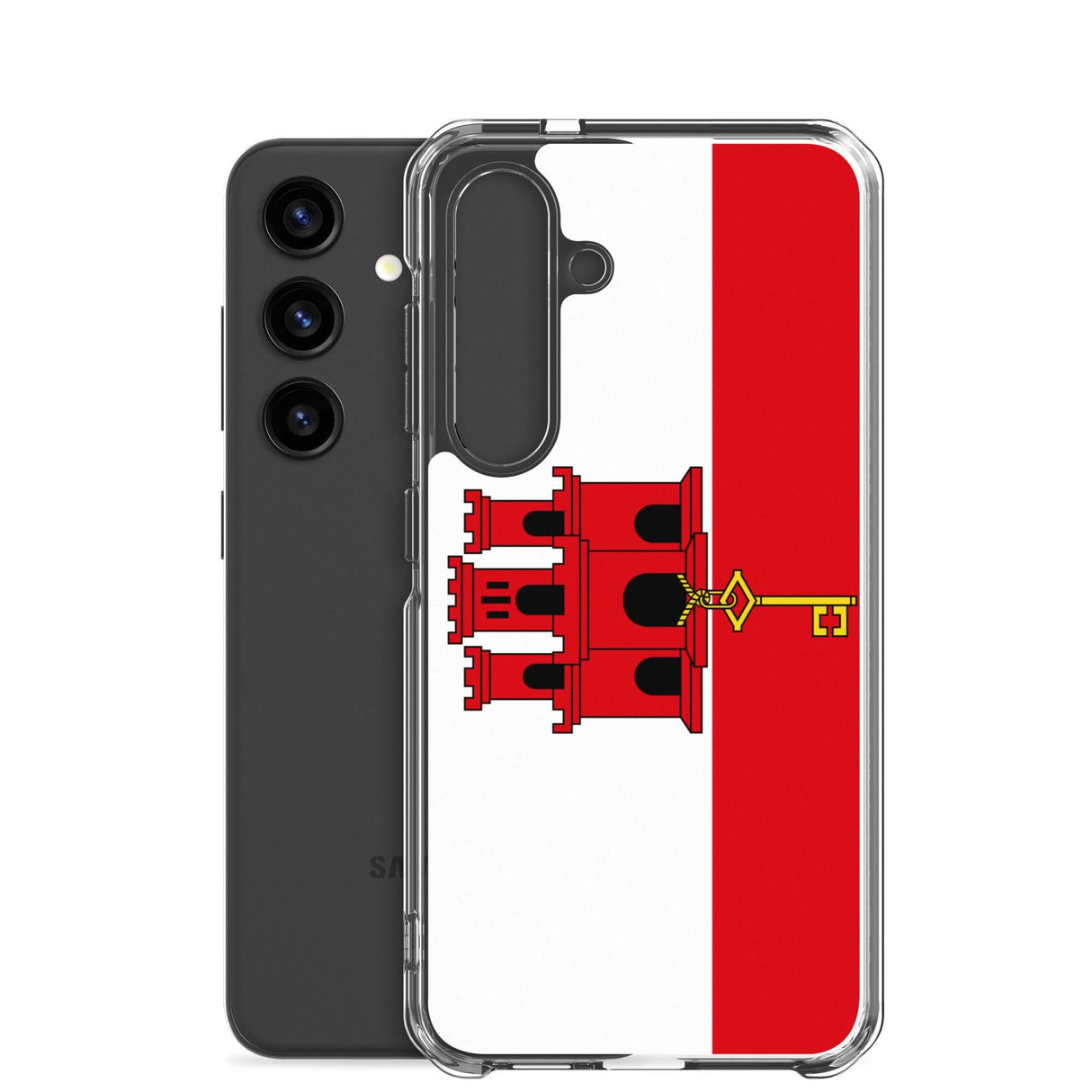 Coque Téléphone Drapeau de Gibraltar - Pixelforma