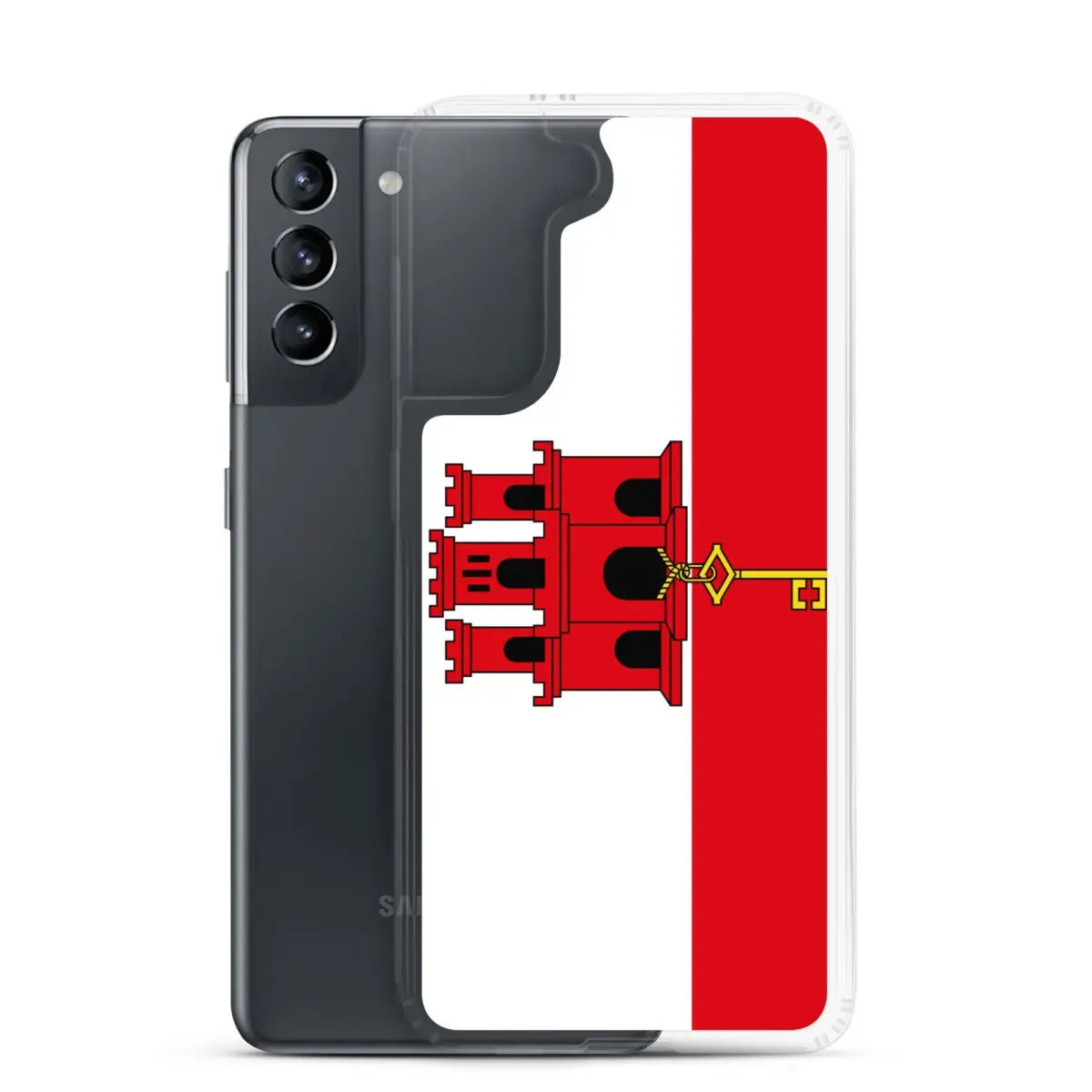 Coque Téléphone Drapeau de Gibraltar - Pixelforma 