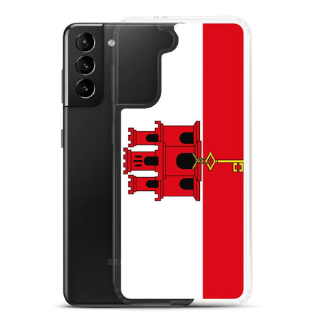 Coque Téléphone Drapeau de Gibraltar - Pixelforma 