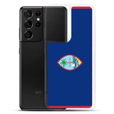 Coque téléphone drapeau de guam - pixelforma