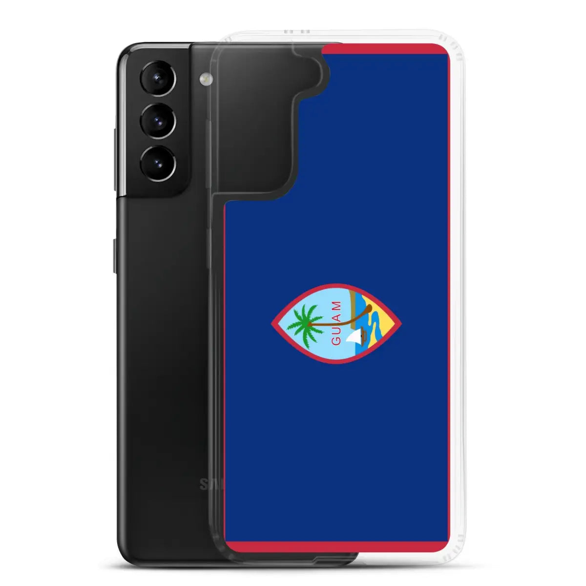 Coque téléphone drapeau de guam - pixelforma