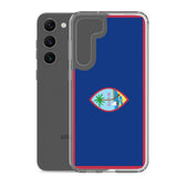 Coque téléphone drapeau de guam - pixelforma