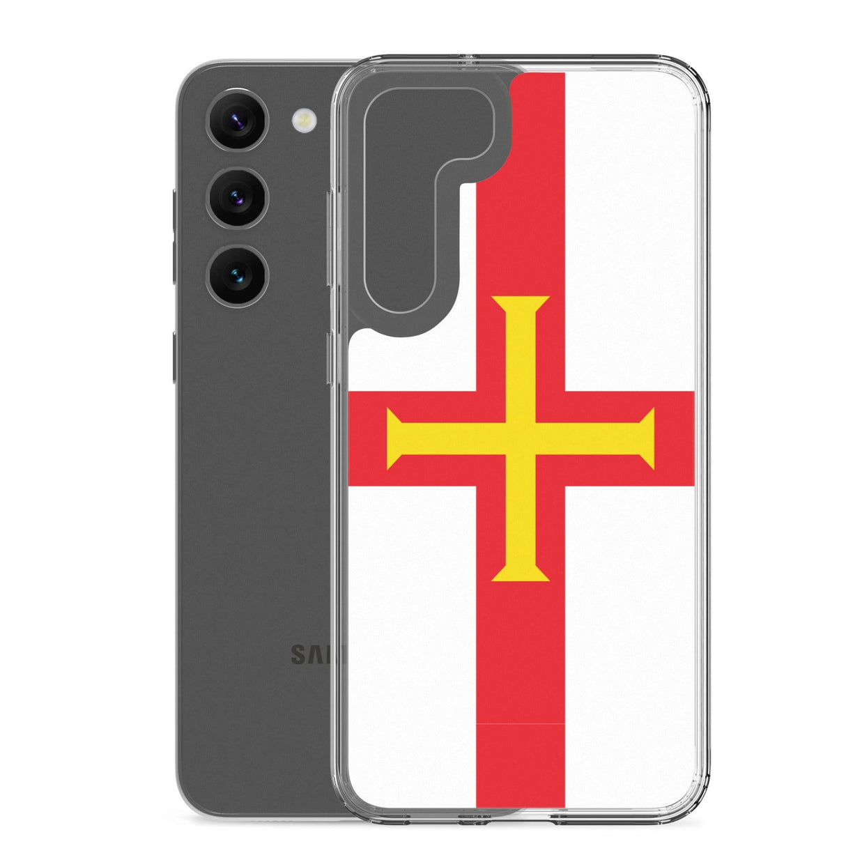 Coque Téléphone Drapeau de Guernesey - Pixelforma