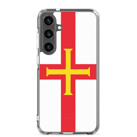 Coque Téléphone Drapeau de Guernesey - Pixelforma