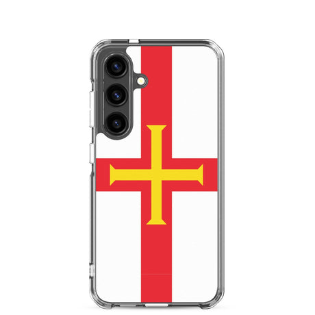 Coque Téléphone Drapeau de Guernesey - Pixelforma