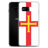 Coque Téléphone Drapeau de Guernesey - Pixelforma