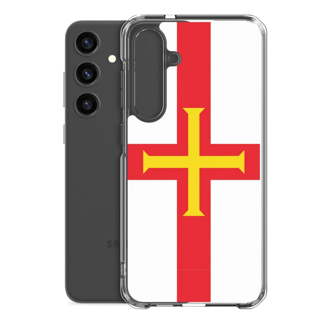 Coque Téléphone Drapeau de Guernesey - Pixelforma 