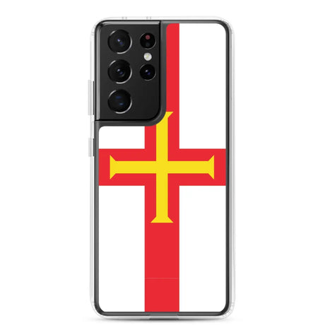 Coque Téléphone Drapeau de Guernesey - Pixelforma 