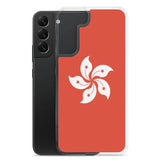 Coque Téléphone Drapeau de Hong Kong - Pixelforma 