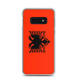 Coque Téléphone Drapeau de l'Albanie - Pixelforma