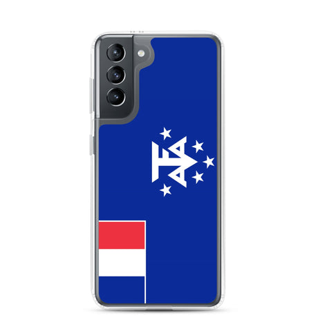 Coque Téléphone Drapeau de l'Antarctique française - Pixelforma