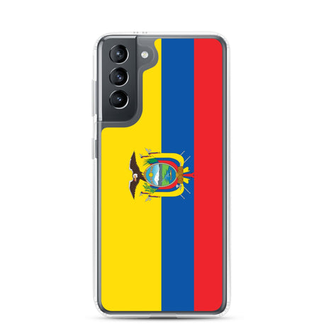 Coque Téléphone Drapeau de l'Équateur - Pixelforma