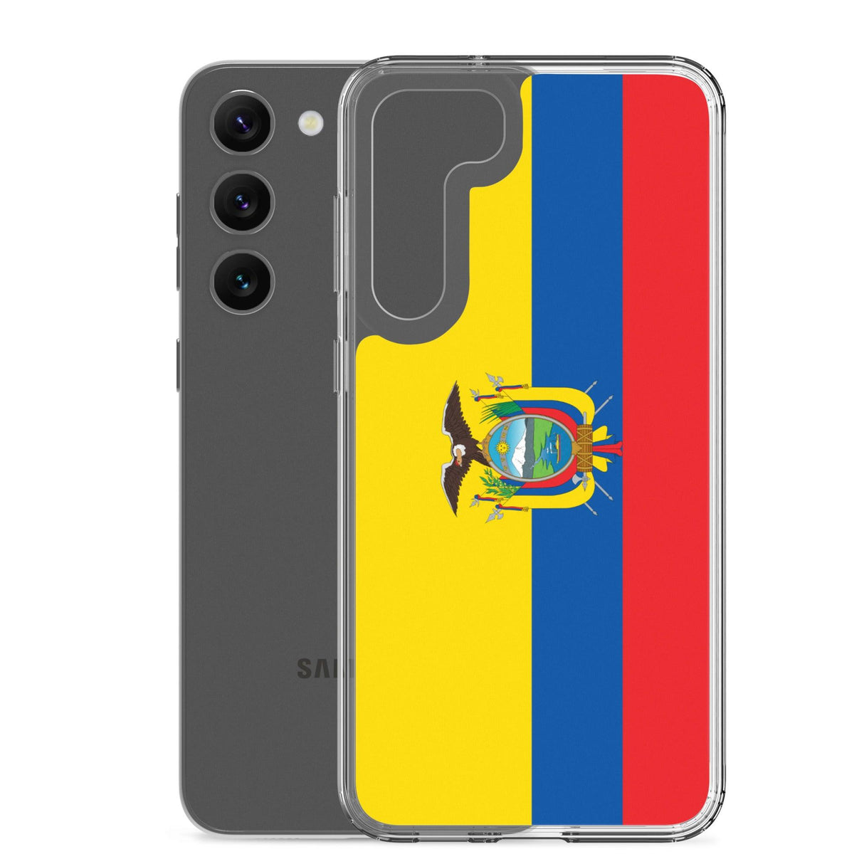 Coque Téléphone Drapeau de l'Équateur - Pixelforma