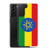 Coque Téléphone Drapeau de l'Éthiopie - Pixelforma