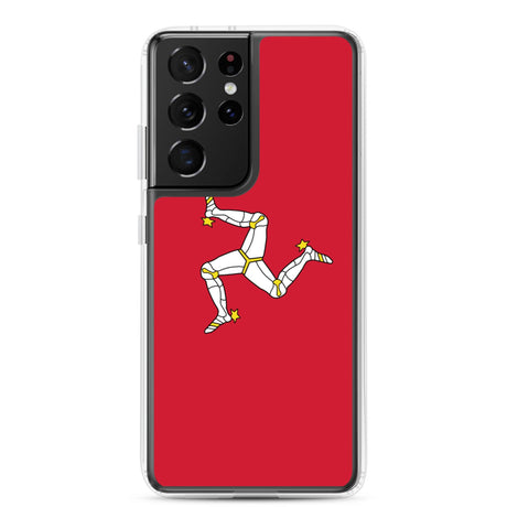 Coque Téléphone Drapeau de l'île de Man - Pixelforma