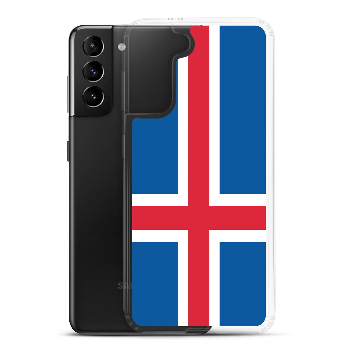 Coque Téléphone Drapeau de l'Islande - Pixelforma