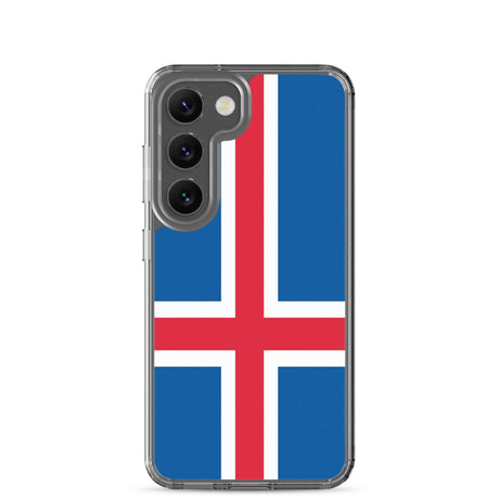 Coque Téléphone Drapeau de l'Islande - Pixelforma