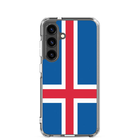 Coque Téléphone Drapeau de l'Islande - Pixelforma