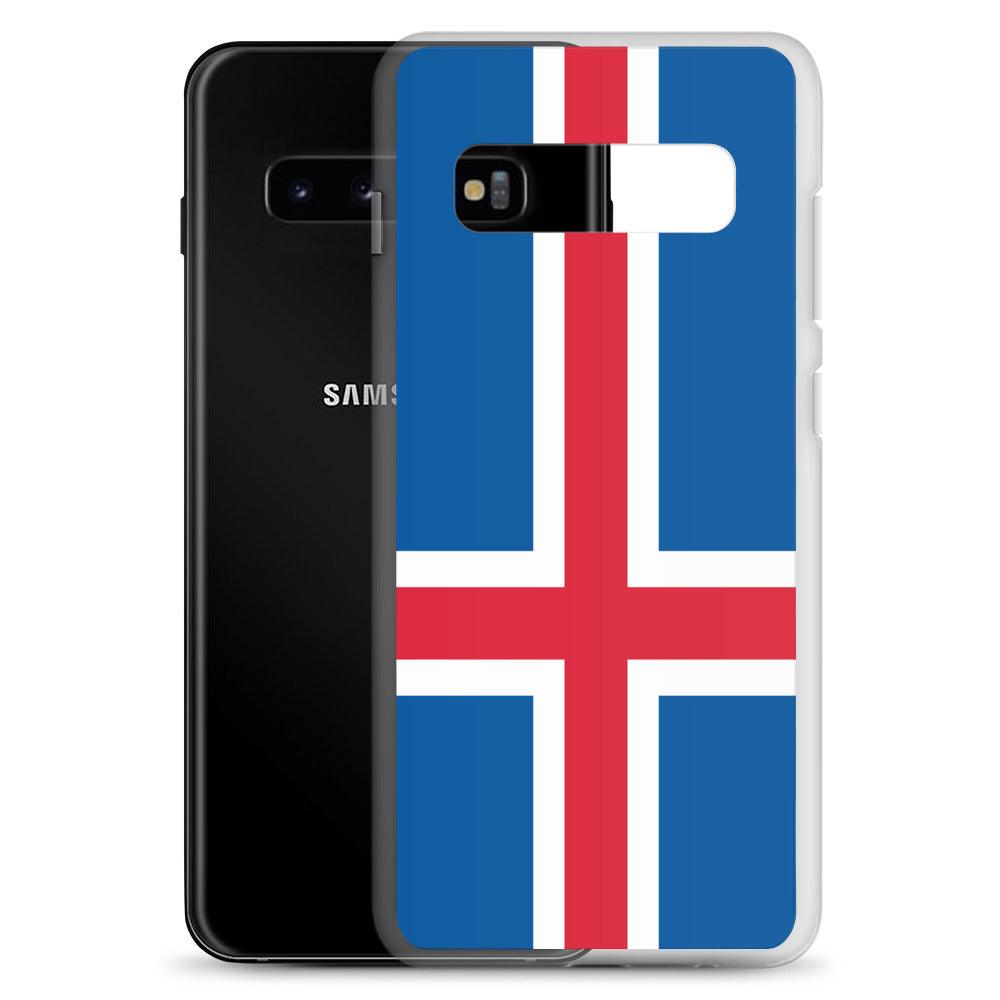 Coque Téléphone Drapeau de l'Islande - Pixelforma