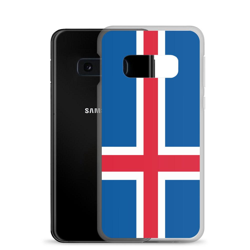 Coque Téléphone Drapeau de l'Islande - Pixelforma