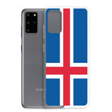 Coque Téléphone Drapeau de l'Islande - Pixelforma