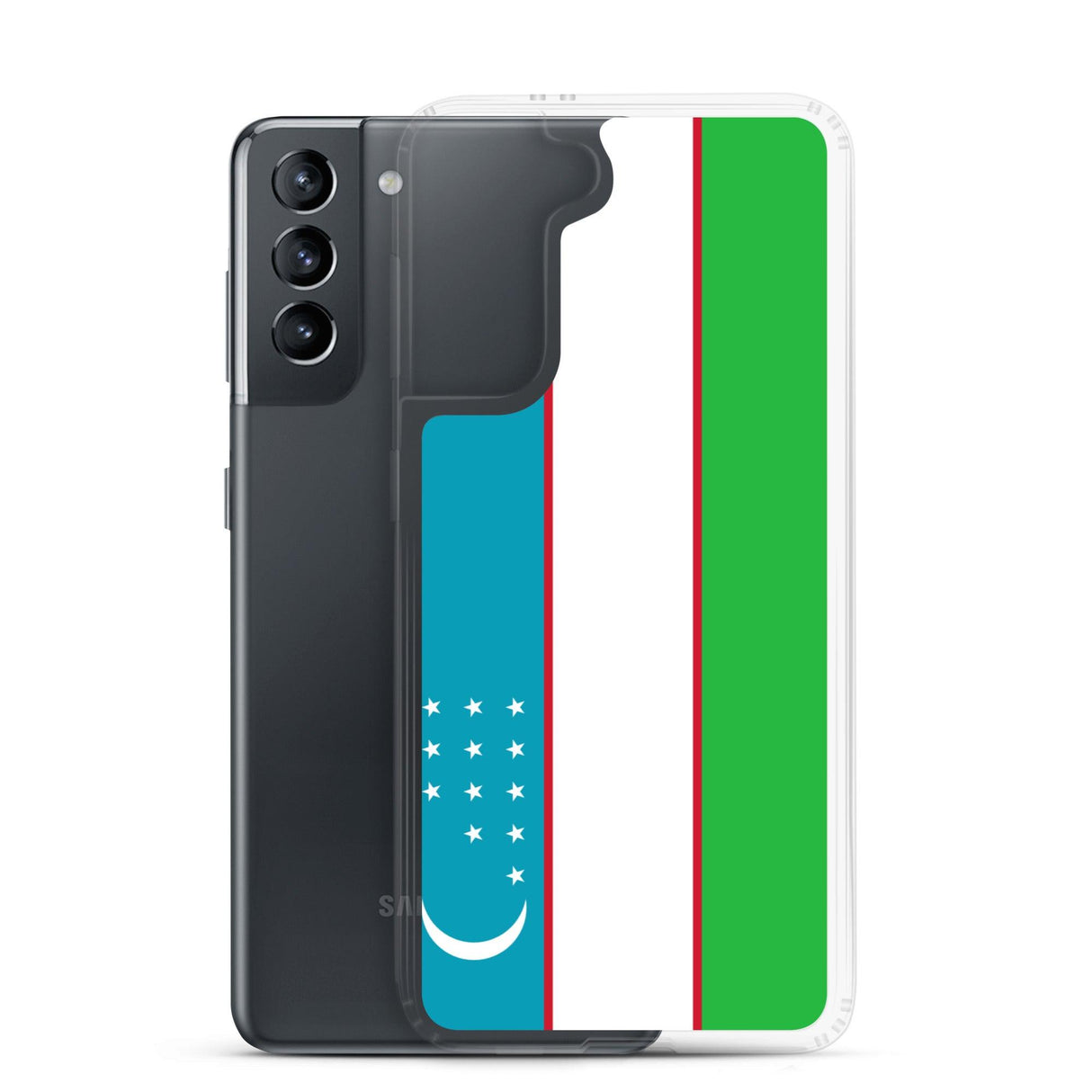 Coque Téléphone Drapeau de l'Ouzbékistan - Pixelforma