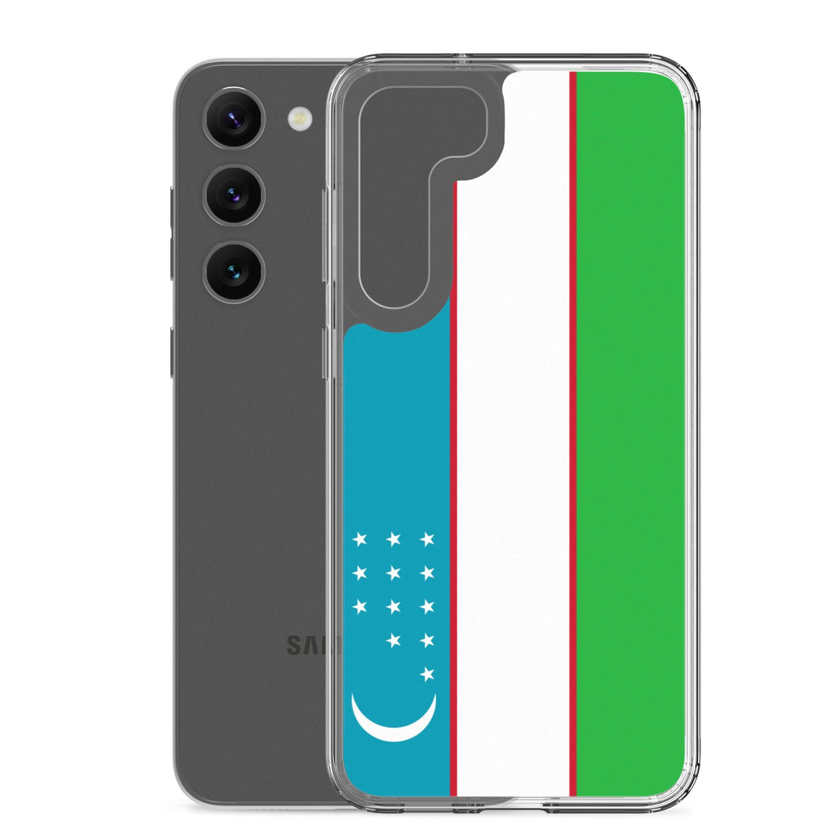 Coque Téléphone Drapeau de l'Ouzbékistan - Pixelforma