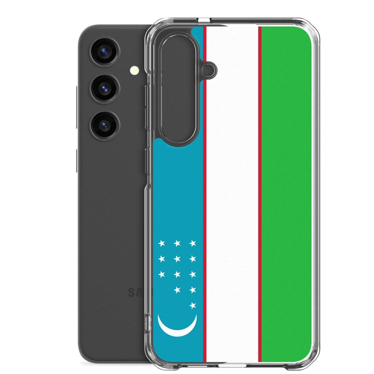 Coque Téléphone Drapeau de l'Ouzbékistan - Pixelforma