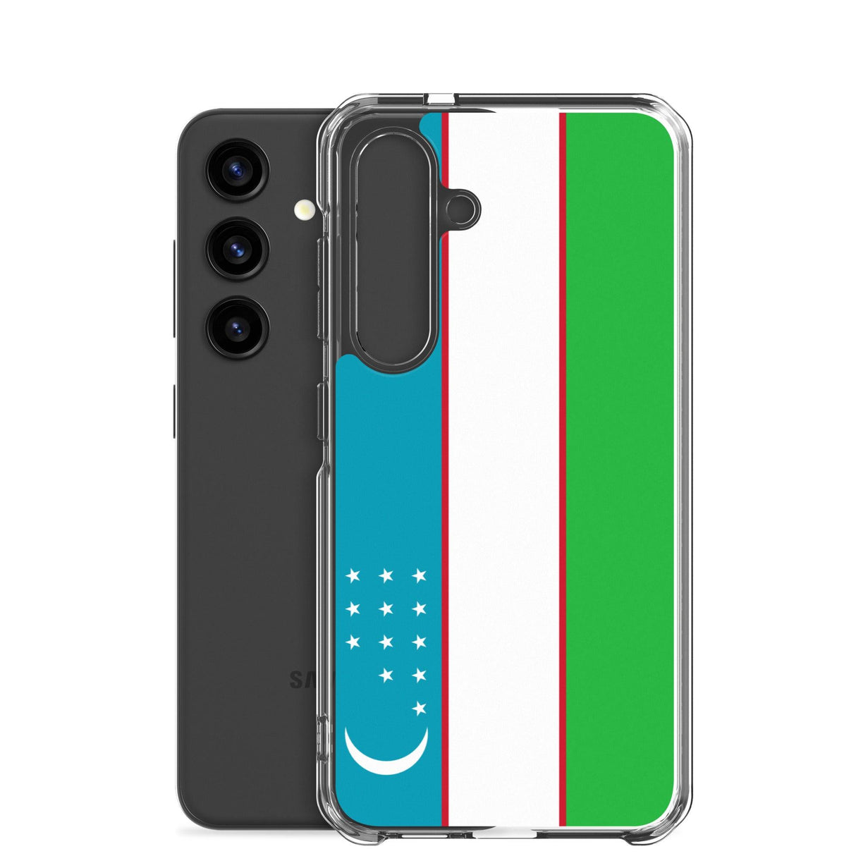 Coque Téléphone Drapeau de l'Ouzbékistan - Pixelforma