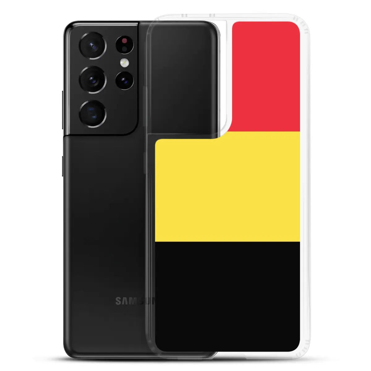 Coque téléphone drapeau de la belgique - pixelforma