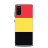 Coque téléphone drapeau de la belgique - pixelforma