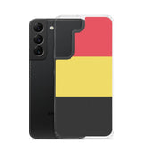 Coque téléphone drapeau de la belgique - pixelforma