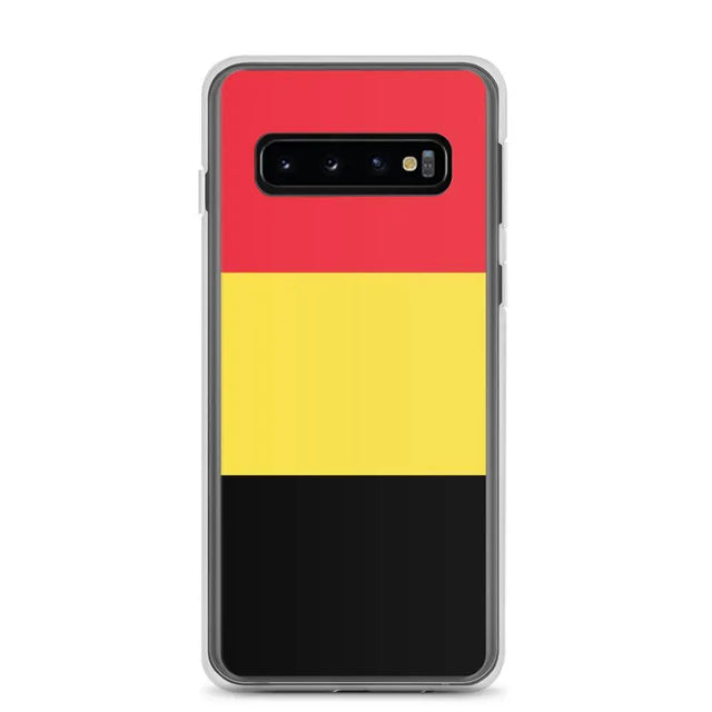 Coque téléphone drapeau de la belgique - pixelforma