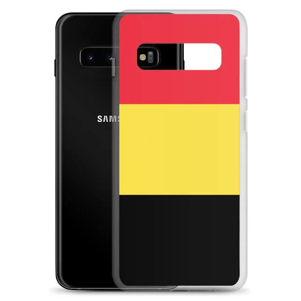 Coque téléphone drapeau de la belgique - pixelforma