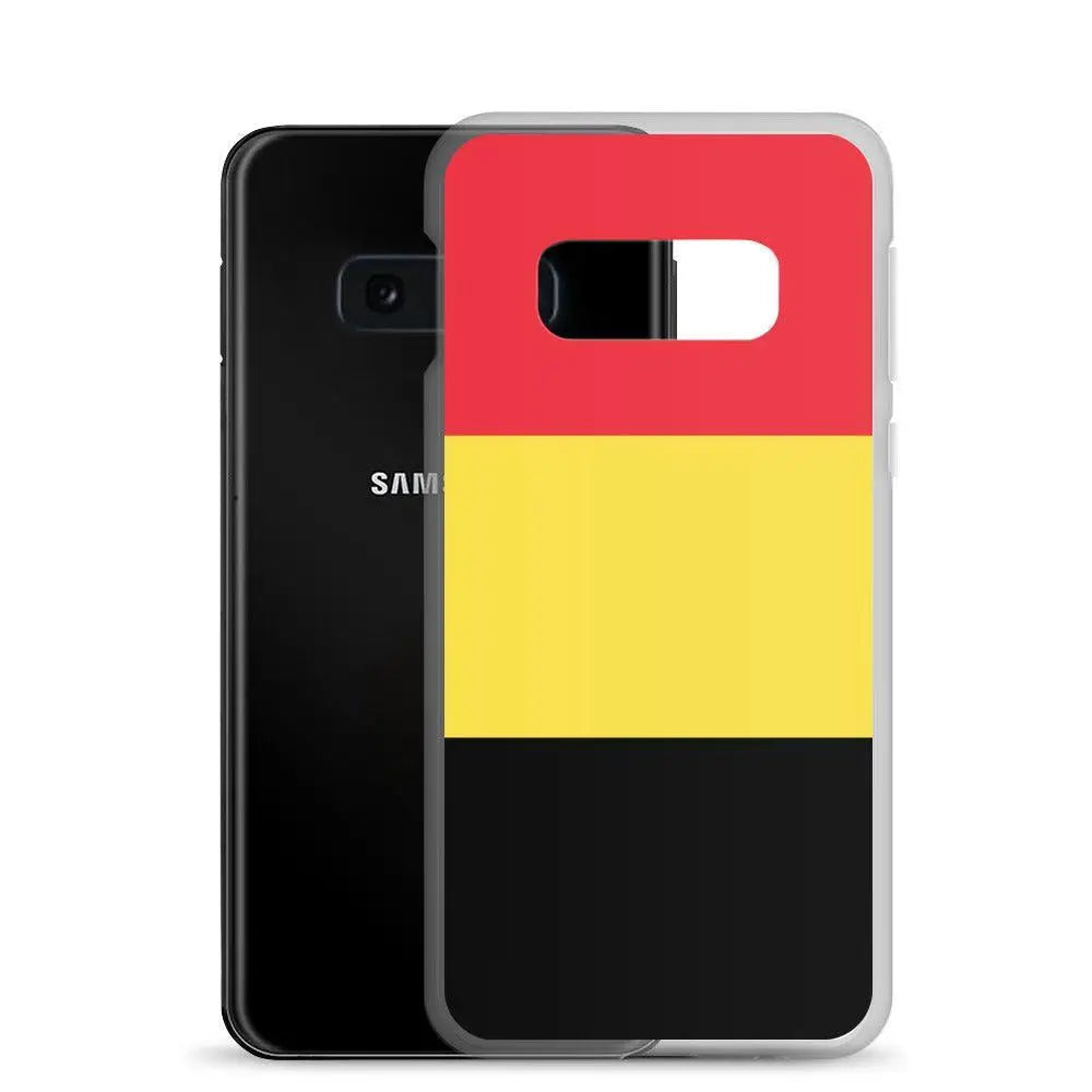Coque téléphone drapeau de la belgique - pixelforma