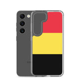 Coque téléphone drapeau de la belgique - pixelforma