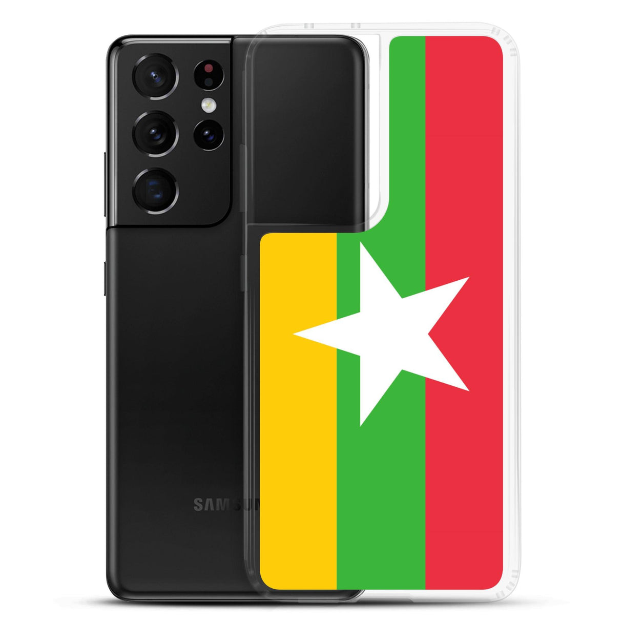 Coque Téléphone Drapeau de la Birmanie - Pixelforma