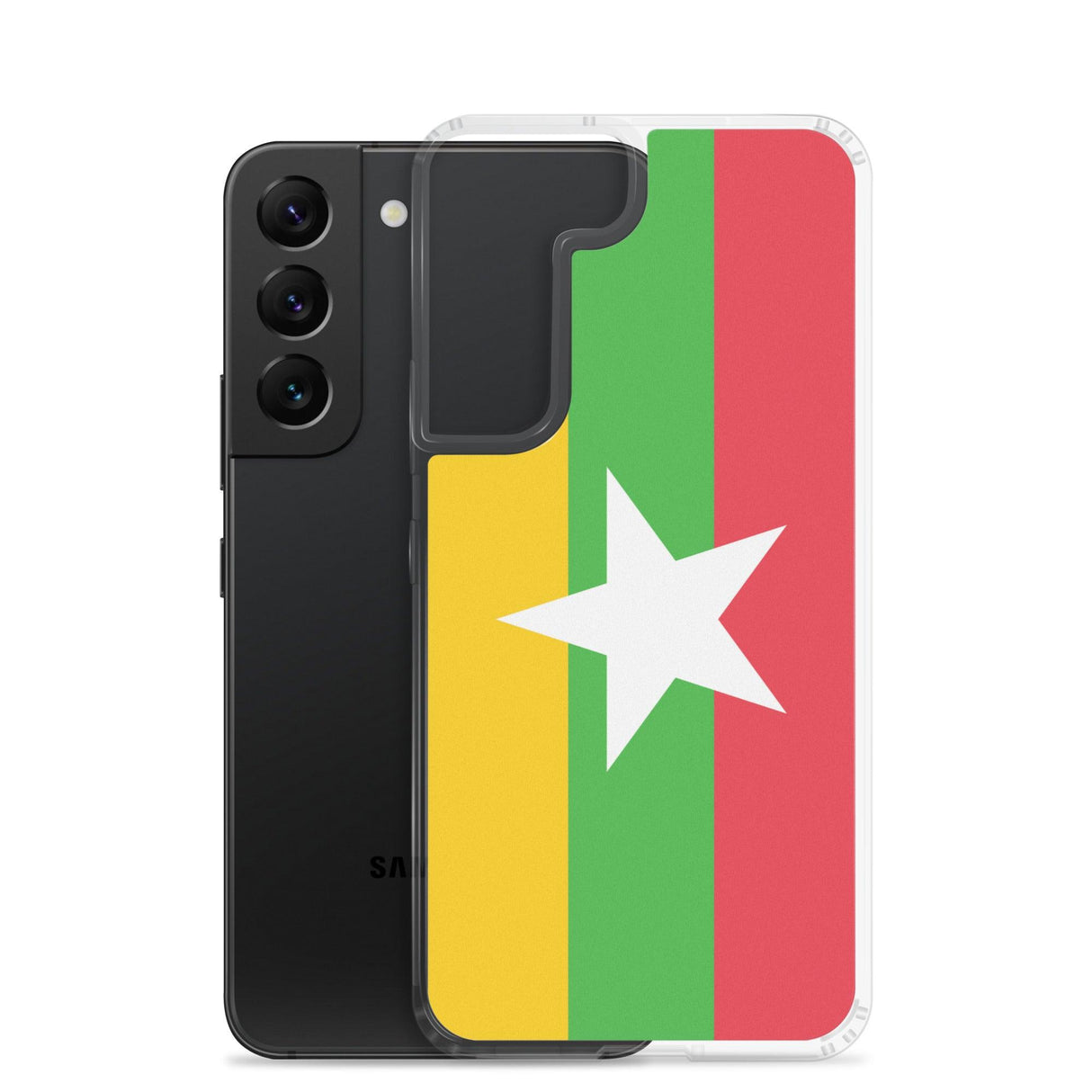 Coque Téléphone Drapeau de la Birmanie - Pixelforma