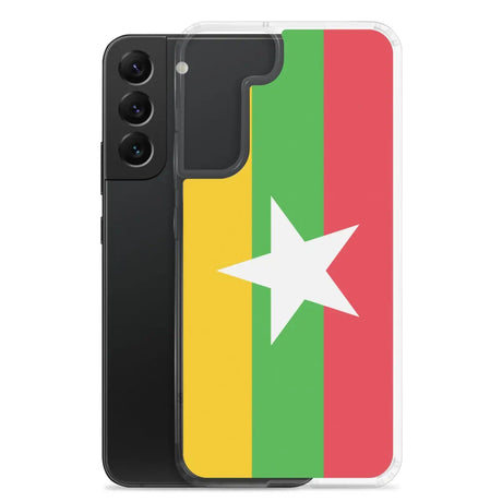 Coque téléphone drapeau de la birmanie - pixelforma