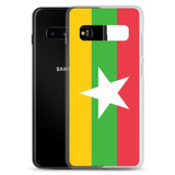 Coque Téléphone Drapeau de la Birmanie - Pixelforma