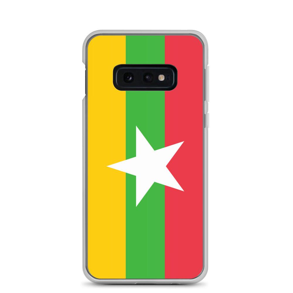 Coque Téléphone Drapeau de la Birmanie - Pixelforma