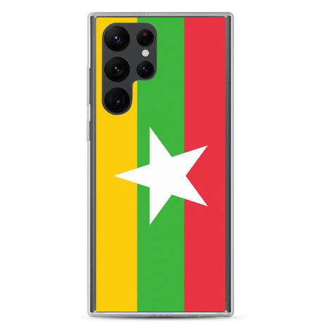 Coque téléphone drapeau de la birmanie - pixelforma