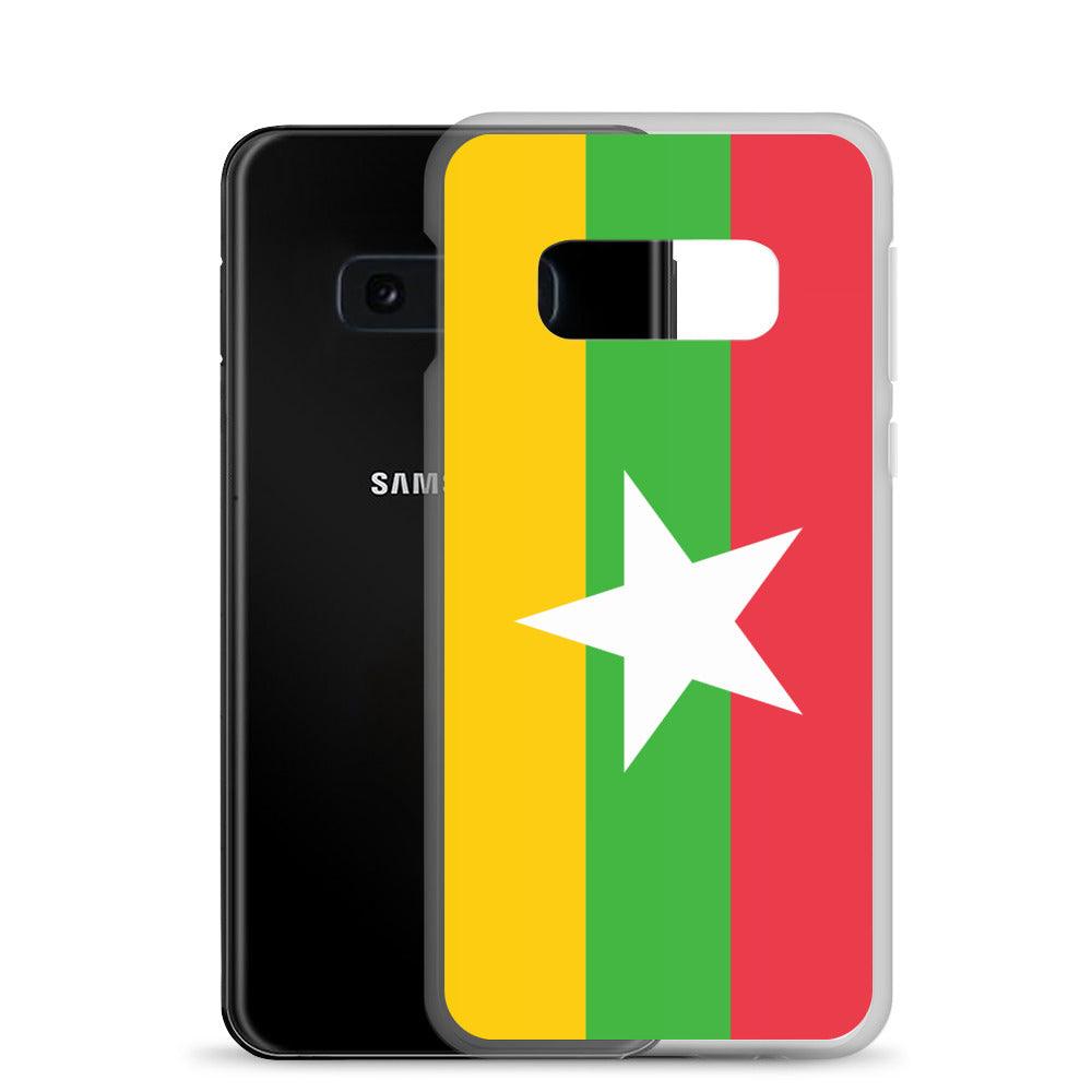 Coque Téléphone Drapeau de la Birmanie - Pixelforma